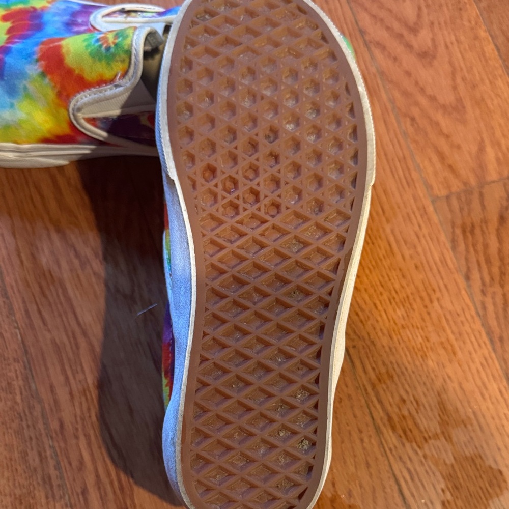 Vans Women's Multicolor Tie-Dye Slip-On Sneakers - Picture 5 of 5